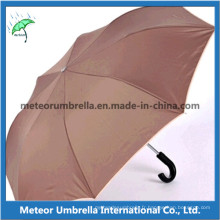 Promotion Cadeau Cadre en fer Polyster Fabric 2 Parapluie compact pour l&#39;utilisation de l&#39;homme